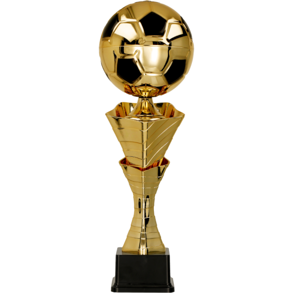 4219  Puchar piłkarski metalowy złoty